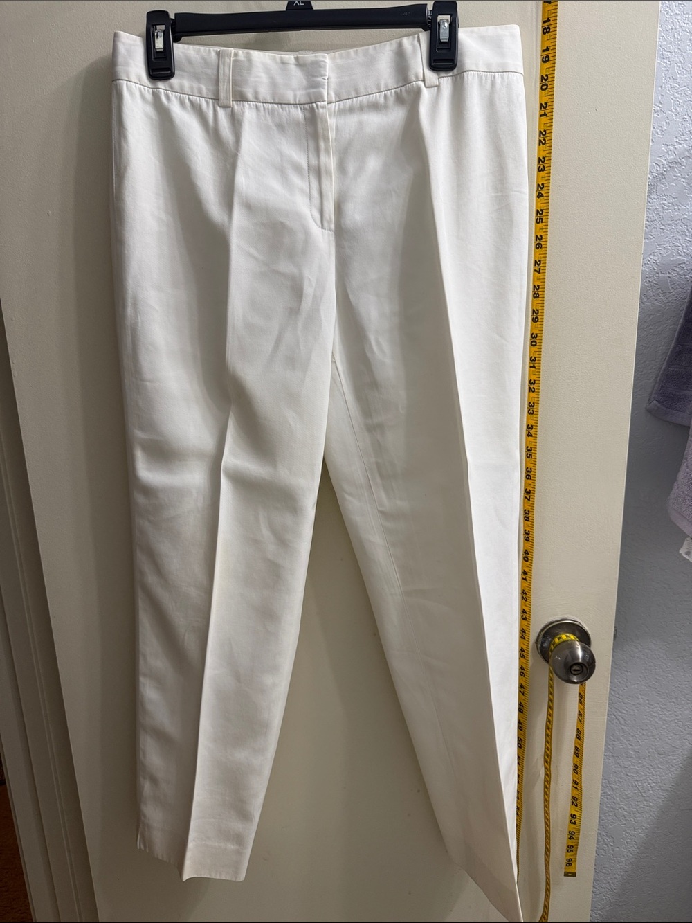 Saks Fifth Avenue Black Label White Tailored Women’s Trousers